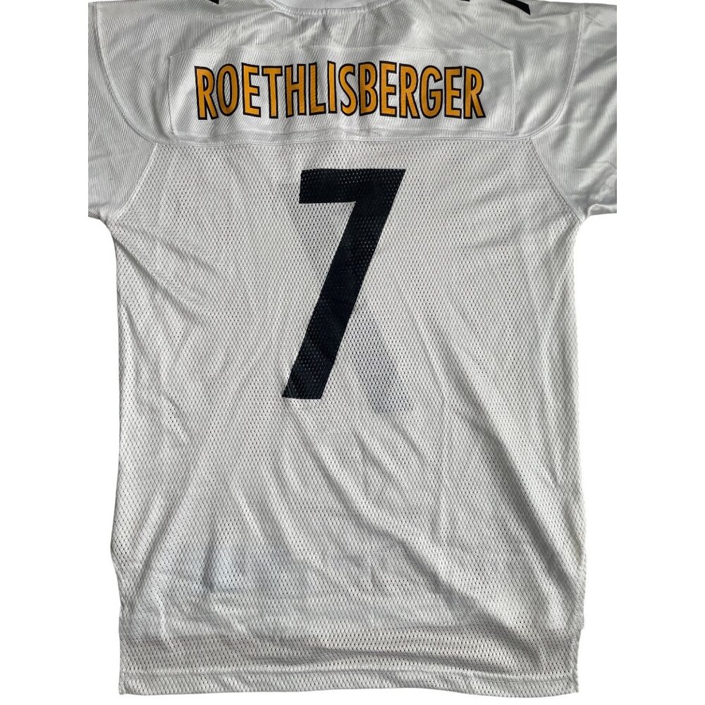 Vintage Ben Roethlisberger Pittsburgh Steelers #7 Authorized Football Jersey - Picture 7 of 9